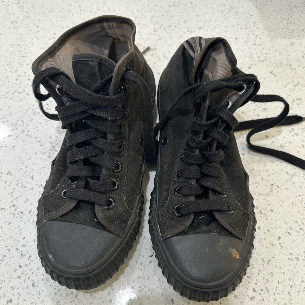 P.F. Flyers Dark Canvas Sneakers